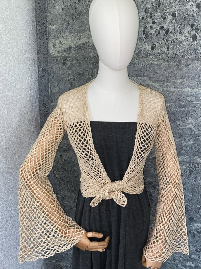 Beige bolero