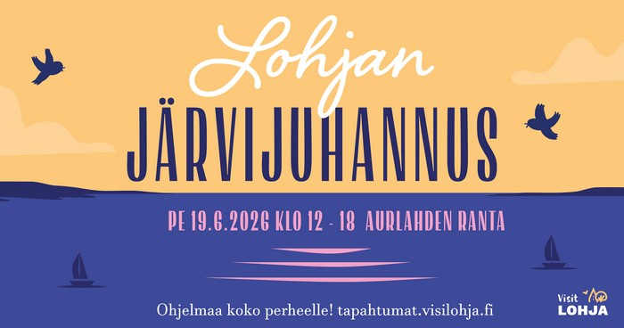 Juhannus Lohjalla Aurlahden rannassa