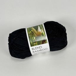 Hjertegarn Blend Bamboo -1990 Musta