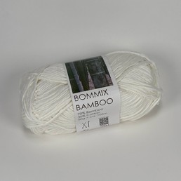 Hjertegarn Bommix Bamboo -75 Luonnonvalkoinen