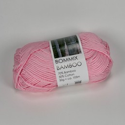 Hjertegarn Bommix Bamboo -4951 Vaaleanpunainen