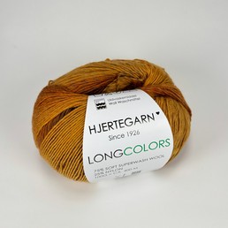Hjertegarn Longcolors Tumma kelta-ruskea