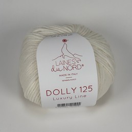 Laines du Nord Dolly 125  100% merinolanka Valkoinen