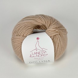 Laines du Nord Dollyna  100% merinolanka Vaalea beige