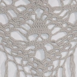 Pääkallohuivi (vaaleanharmaa)