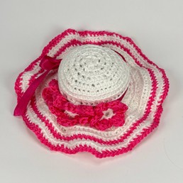 Neulatyyny Hellehattu valkoinen