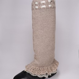 Säärystimet (vaalea beige)