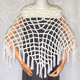 Poncho (valkoinen)