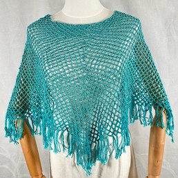 Poncho (turkoosi)