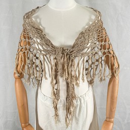 Kolmiohuivi (kulta/beige)