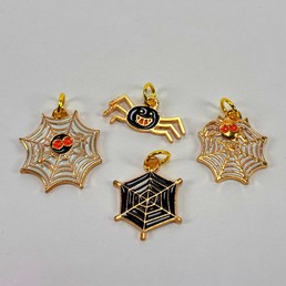 Silmukkamerkit 4kpl (hämähäkinverkot)