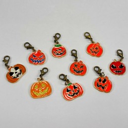 Silmukkamerkit 9kpl (kurpitsat)