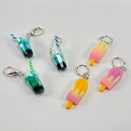 Silmukkamerkit 6kpl (jäätelöt)