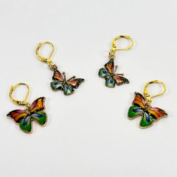 Silmukkamerkit 4kpl (perhoset 1)