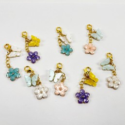 Silmukkamerkit 8kpl (perhoset 3)